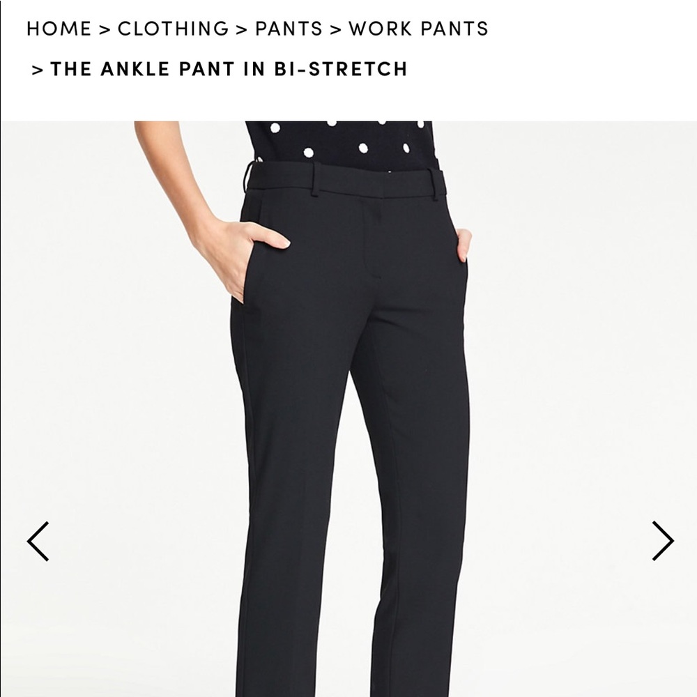 Ann Taylor Bi-Stretch Ankle Pant size 6